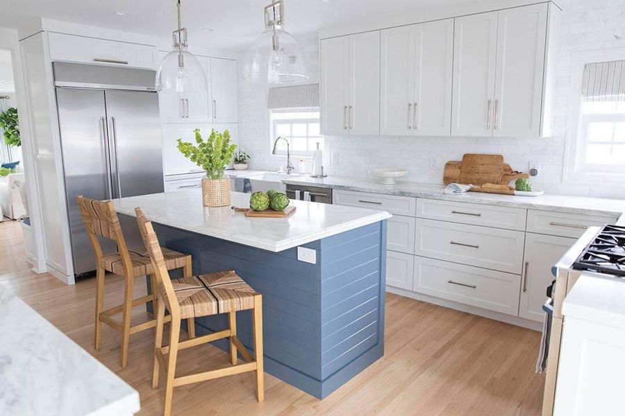 Painted kitchen cabinets
