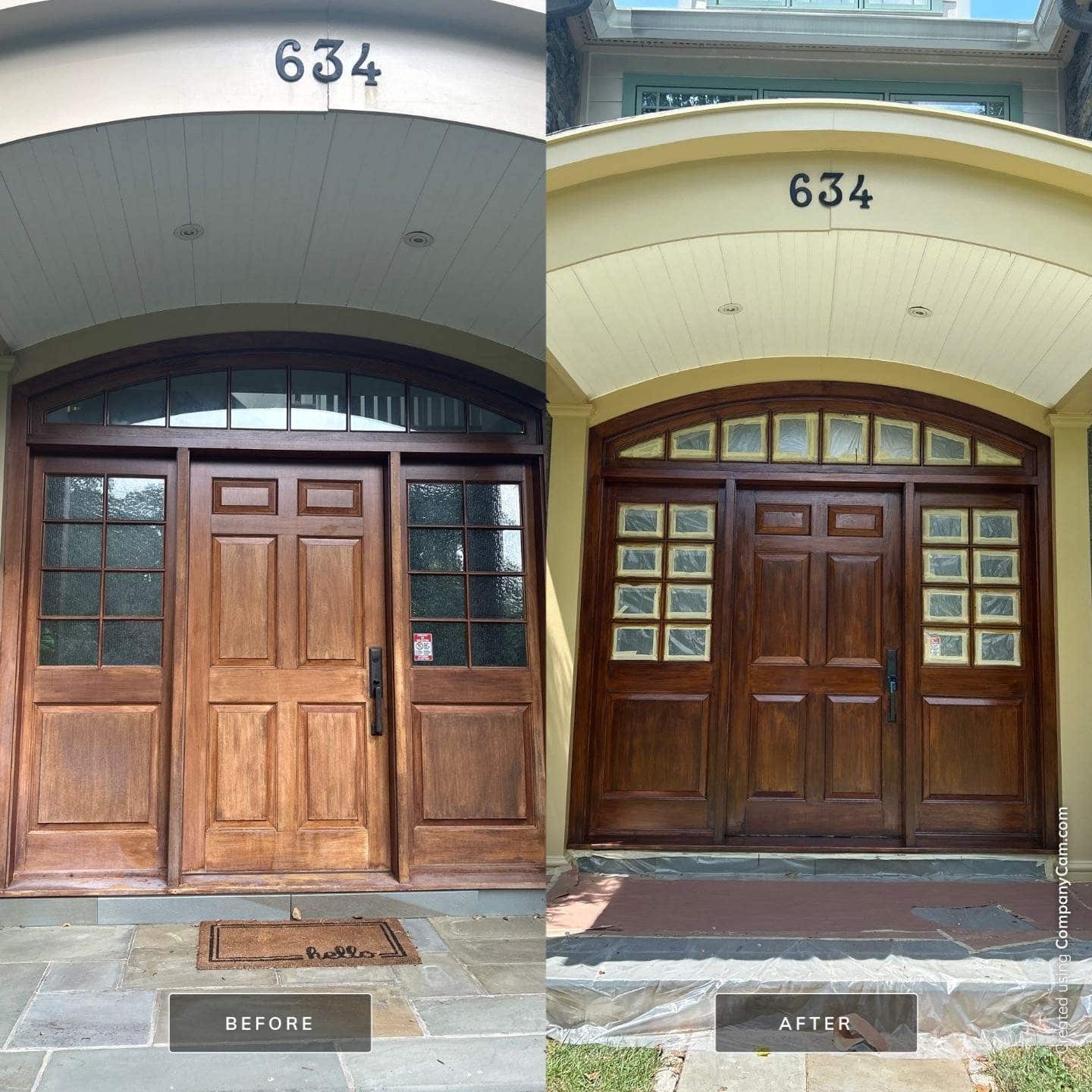 Inspiring Front Door Refinishing Pictures