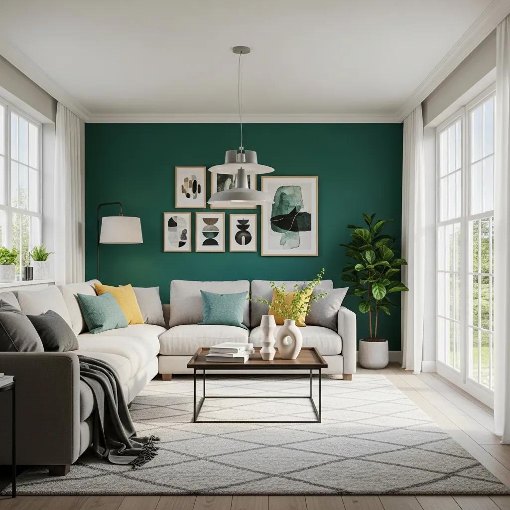 interior living room with modern paint colors and stylish decor enhancing aesthetic appeal f0555e72 d062 44f9 916d f77c06724834